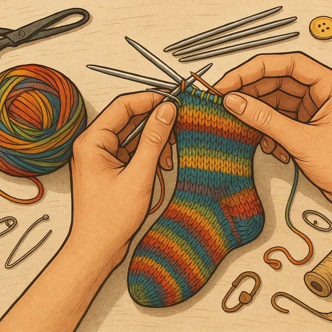 Help with Toe-Up Sock Knitting Pattern