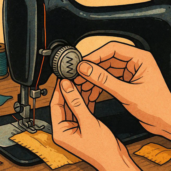 Fixing Vintage Sewing Machine Zigzag Issues