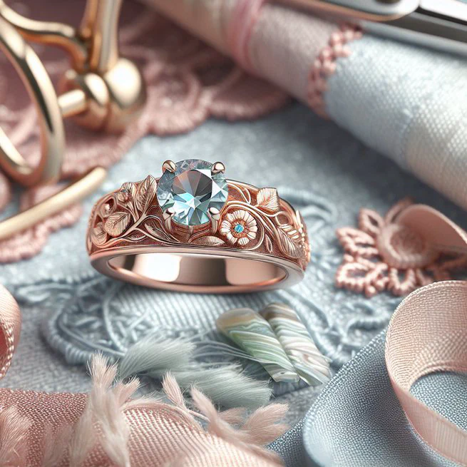 Where to Find Floral Engagement Rings in Rose Gold